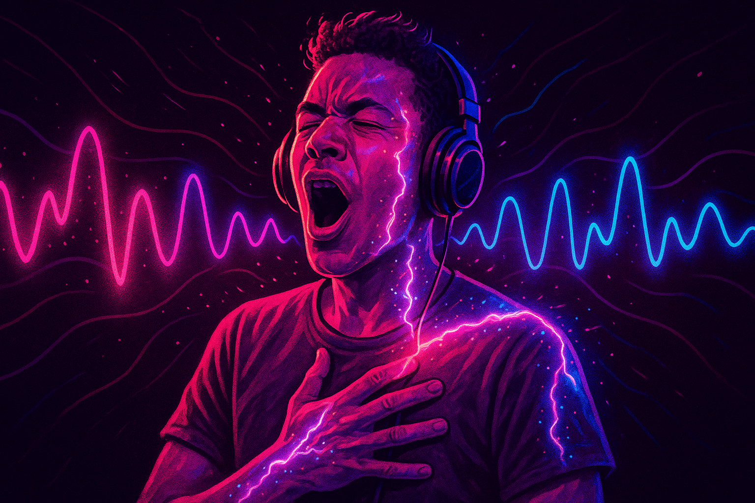 Chair de poule et main sur le cœur : l'émotion brute d'une réaction musicale à la première écoute
